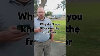 🔵Clueless cop Why dont you knock on the front door He assaulted me short 1st amendment audit🔴 [upl. by Neitsirk931]