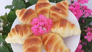 Kifle të Buta  Me pak përbërës😋 Croissant simple recipe [upl. by Seko]