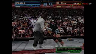 WWF SmackDown PS1 Mankind Vs Al Snow for European Title [upl. by Narah]