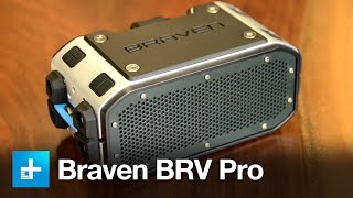 Braven BRV Pro Bluetooth Speaker  Hands On Review [upl. by Haeluj522]