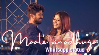 Maate vinadhuga ❤️‍🩹👀✨  vijay devarakonda  Priyanka jawalkar  maate vinadhuga whatsapp status [upl. by Ydak309]