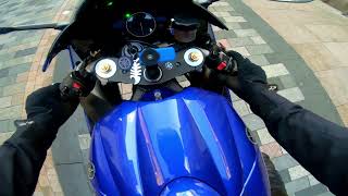 Can You Ride A SportsBike at 65quot  Yamaha R1 Tall Rider Review [upl. by Primalia421]