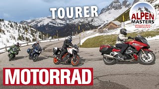 BMW R 1250 RT vs Kawasaki Z 1000 SX Tourer vs KTM 1290 Super Duke GT vs Yamaha FJR 1300 AE [upl. by Ybbed]