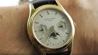 Patek Philippe 3940J Series I Perpetual Calendar 3940J014 Luxury Watch Review [upl. by Ekralc]