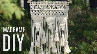 DIY Macramé Wall Hanging Easy Tutorial by Macrame School  Home Decor Ideas [upl. by Cupo]