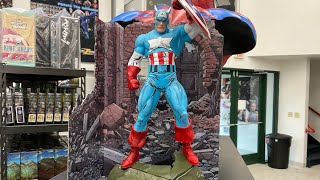 Captain America 16 Scale Statue by McFarlane Toys [upl. by Alithea]