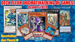 DECK FLEUR DOGMATIKA KING OF GAMES  3 Ecclesia para mas placer   Yu Gi Oh Duel Links [upl. by Ociral]