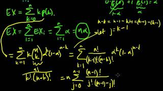 Expectation of a binomial random variable method 2 [upl. by Junko]