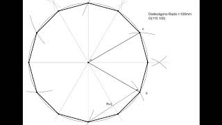 dividir la circunferencia en 12 partes o construir un dodecágono regular [upl. by Yragerg338]