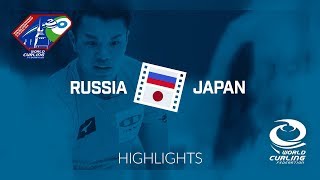 HIGHLIGHTS Russia v Japan  World Mixed Doubles Curling Championship 2018 [upl. by Horatio]