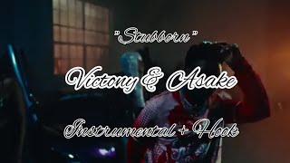 Victony  Asake  Stubborn Instrumental  Hook open verse beat by beattempleproducer [upl. by Rebma]