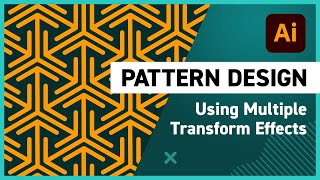 How to Create a Geometric Pattern in Illustrator [upl. by Ahsaten]