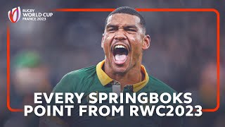 Every South Africa point at Rugby World Cup 2023 [upl. by Ahser]