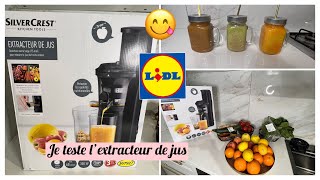 Je teste l’extracteur de jus Silvercrest de chez Lidl lidl extracteur airfryer silvercrest [upl. by Menis270]