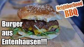 Burger aus Entenhausen mit Neighborhood BBQ [upl. by Enelram]