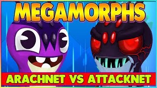 MEGAMORPH ARACHNET vs MEGAMORPH ATTACKNET  Slugterra Slug it out 2 [upl. by Ranique]