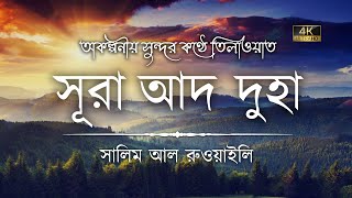 অকল্পনীয় সুন্দর কণ্ঠে সূরা আদ দুহা এর তিলাওয়াত ┇ Surah Ad Duha Recited by Salim Al Ruwaili ┇An Nafee [upl. by Vaughan402]