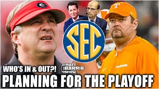 🚨 IN OR OUT 🚨 Finebaum REVEALS which SEC matchups decide CFP berths 🍿  The Matt Barrie Show [upl. by Rabi]