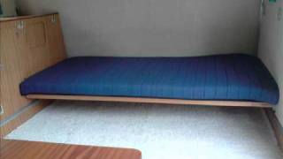 Rapido Record mit Lattenrost und 90cm breiter Matratze fast 2m breites Sofa [upl. by Campagna]