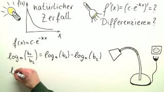 BEGRENZTER ZERFALL  Mathematik  Funktionen [upl. by Longawa910]