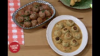 Como Preparar Albondigas de la abuela con Jacqueline En Clases de Cocina  12 [upl. by Schiff]