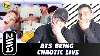 NSD REACT  BTS Being Chaotic Live [upl. by Linker89]