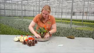 Klein Herfst stukje bloemschikken mèt bloopers [upl. by Hsan]