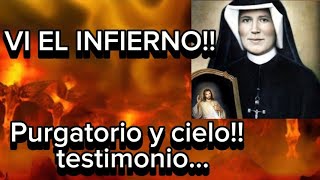 ME FUE REVELADO VER EL INFIERNO PURGATORIO Y CIELO SOR MARÍA FAUSTINA [upl. by Harsho455]