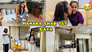 Hamara Ghar Toot Gaya 🥺 Ab Rehne ko Jagah nahi 😭 Bindass Kavya Ka New Dream House [upl. by Digdirb293]