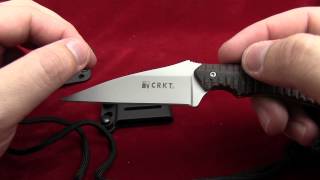 CRKT SPEW Small Pocket Everday Wharncliffe Knife 2388 [upl. by Heeley]