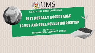 BC 31403 ENVIRONMENTAL ECONOMICS INDIVIDUAL ASSIGNMENT [upl. by Irem]