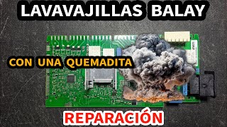 Lavavajillas BALAY  No enciende  Reparación [upl. by Anyer]