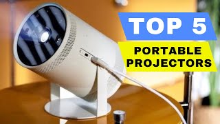 Top 5 Best Portable Projector 2024 Review  Mini Smart Laser Projector 4K All Budget  Comparison [upl. by Jonny798]