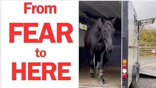 How to trailer load a frightened horse without force and stress [upl. by Rosabelle734]