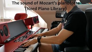 The sound of an Anton Walter Pianoforte replica from the Nord Piano Library [upl. by Kennith938]