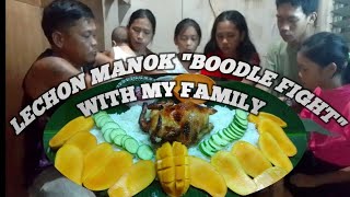 LECHON MANOK quotBOODLE FIGHTquot WITH MY FAMILY😁Jarry Vlog [upl. by Yv891]