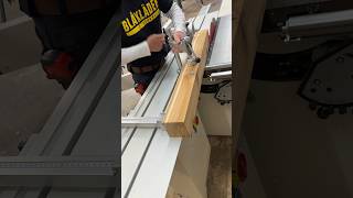 Setting up and cutting some tapered table legs on the SCM slide saw woodworking [upl. by Cthrine]