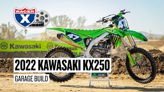 2022 Kawasaki KX250 Aden Keefers Loretta Lynns Race Bike Build [upl. by Harvison87]