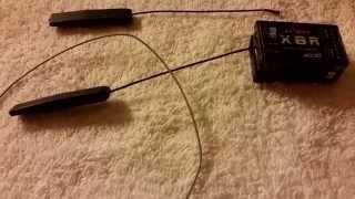 How to change frsky x8r antenna for the Taranis [upl. by Anaynek]