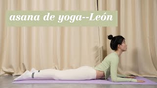 asana de yogaLeón [upl. by Lynnworth]