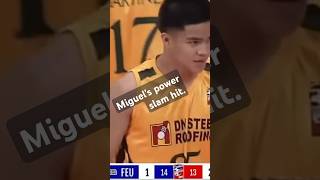 Miguel Power Hit  FEU VS VNS Highlights  Spikers Turf Mens Volleyball 2024 [upl. by Shurlock20]