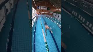 Freestyle swimming smoothly🏊🏻‍♀️ swimming explore sports [upl. by Estren365]