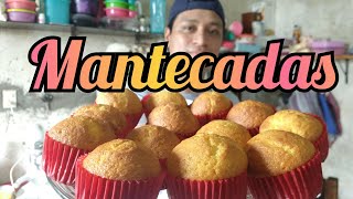 receta de mantecadas súper esponjosas procedimiento paso a paso [upl. by Araiek]