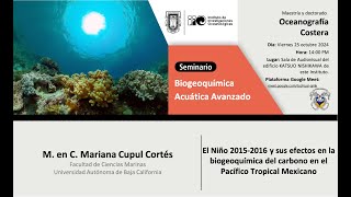 Seminario Posgrado en Oceanografía Costera [upl. by Torin582]