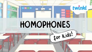 Homophones for Kids  What are Homophones  All About Homophones  Homophones Quiz  Twinkl USA [upl. by Myke]