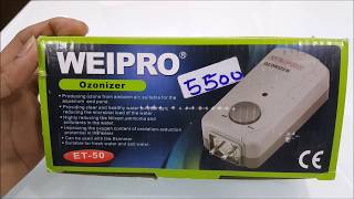 WEIPRO OZONIZER  OZONIZER FOR AQUARIUM  MARINE ACCESSORIES [upl. by Dowlen]