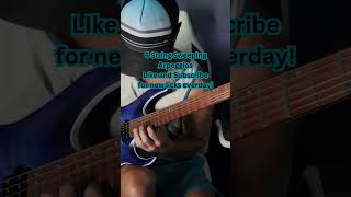 6 String Sweep Picking Arpeggiosguitartechnique shredguitar guitarplaying sweeppicking [upl. by Griz]