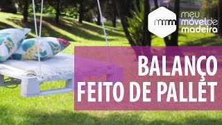 DIY um balanço feito de Pallet [upl. by Nilloc587]