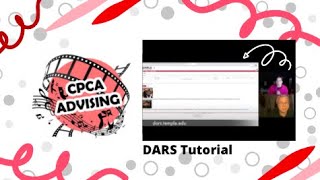 DARS Tutorial  Temple University CPCA Advising [upl. by Eenet754]