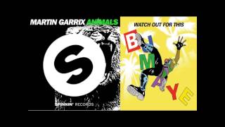 Martin Garrix vs Major Lazer Watch Out For This Animal S34N Mashup [upl. by Rahsab]